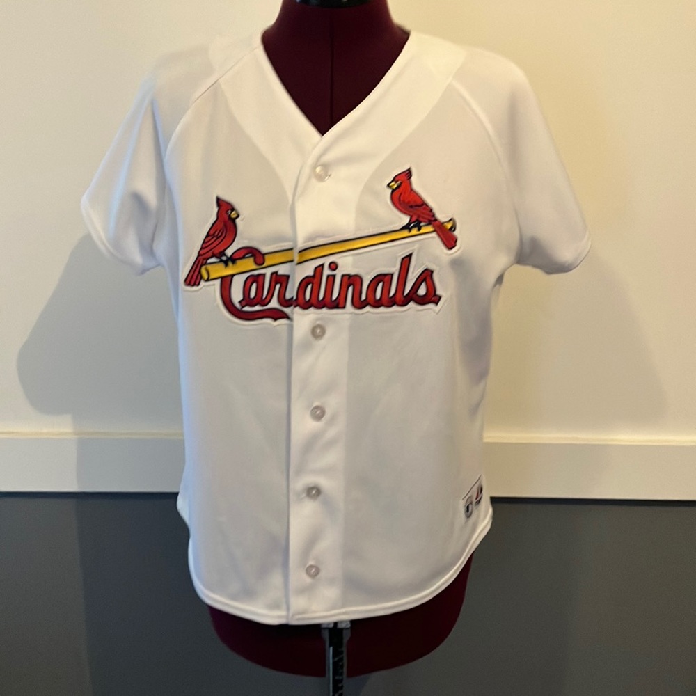 Majestic White Ladies St. Louis Cardinals Jersey